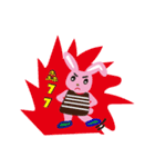 lovely pink pink rabbit（個別スタンプ：7）