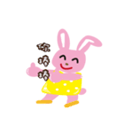 lovely pink pink rabbit（個別スタンプ：12）