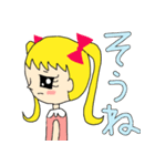 すてきなまいにち かわいい女の子スタンプ（個別スタンプ：19）