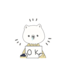 シロクマのシミ子さん。（個別スタンプ：6）