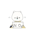 シロクマのシミ子さん。（個別スタンプ：7）