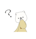 シロクマのシミ子さん。（個別スタンプ：10）
