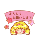 ふわふわ女の子の日常スタンプ（個別スタンプ：20）