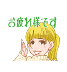 金髪reinaちゃん（個別スタンプ：1）