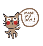 Love me love my cat, Toto Eng（個別スタンプ：24）
