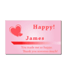 名刺風日常会話『James』専用（個別スタンプ：12）