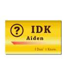 名刺風日常会話『Aiden』専用（個別スタンプ：26）