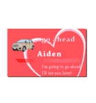 名刺風日常会話『Aiden』専用（個別スタンプ：28）