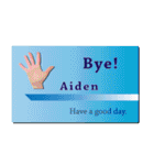 名刺風日常会話『Aiden』専用（個別スタンプ：38）