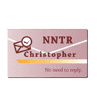 名刺風日常会話『Christopher』専用（個別スタンプ：31）