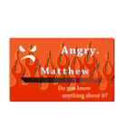 名刺風日常会話『Matthew』専用（個別スタンプ：22）