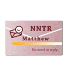 名刺風日常会話『Matthew』専用（個別スタンプ：31）