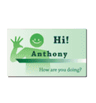 名刺風日常会話『Anthony』専用（個別スタンプ：4）