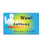 名刺風日常会話『Anthony』専用（個別スタンプ：14）