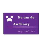 名刺風日常会話『Anthony』専用（個別スタンプ：16）