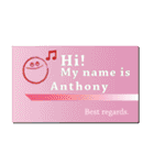 名刺風日常会話『Anthony』専用（個別スタンプ：20）