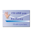 名刺風日常会話『Anthony』専用（個別スタンプ：29）