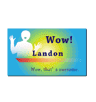 名刺風日常会話『Landon』専用（個別スタンプ：14）