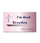 名刺風日常会話『Brayden』専用（個別スタンプ：19）