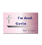 名刺風日常会話『Gavin』専用（個別スタンプ：19）