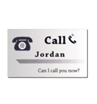 名刺風日常会話『Jordan』専用（個別スタンプ：33）