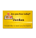 名刺風日常会話『Jordan』専用（個別スタンプ：35）