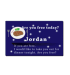 名刺風日常会話『Jordan』専用（個別スタンプ：36）