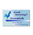 名刺風日常会話『Jeremiah』専用（個別スタンプ：1）