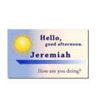 名刺風日常会話『Jeremiah』専用（個別スタンプ：2）