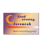 名刺風日常会話『Jeremiah』専用（個別スタンプ：3）