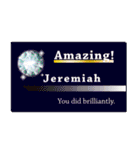 名刺風日常会話『Jeremiah』専用（個別スタンプ：13）