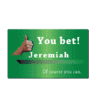 名刺風日常会話『Jeremiah』専用（個別スタンプ：17）