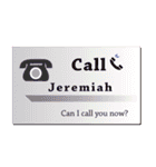 名刺風日常会話『Jeremiah』専用（個別スタンプ：33）