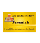 名刺風日常会話『Jeremiah』専用（個別スタンプ：35）