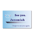 名刺風日常会話『Jeremiah』専用（個別スタンプ：40）