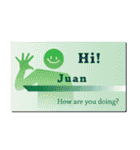 名刺風日常会話『Juan』専用（個別スタンプ：4）