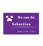 名刺風日常会話『Sebastian』専用（個別スタンプ：16）