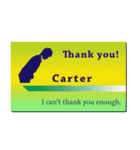 名刺風日常会話『Carter』専用（個別スタンプ：5）