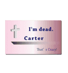 名刺風日常会話『Carter』専用（個別スタンプ：19）