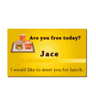 名刺風日常会話『Jace』専用（個別スタンプ：35）