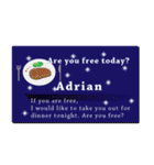 名刺風日常会話『Adrian』専用（個別スタンプ：36）