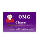 名刺風日常会話『Chase』専用（個別スタンプ：10）