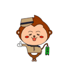 monkey's work place experiences（個別スタンプ：6）