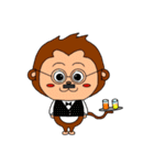 monkey's work place experiences（個別スタンプ：14）