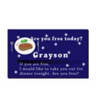 名刺風日常会話『Grayson』専用（個別スタンプ：36）