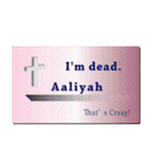 名刺風日常会話『Aaliyah』専用（個別スタンプ：19）