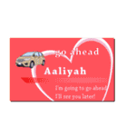 名刺風日常会話『Aaliyah』専用（個別スタンプ：28）