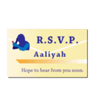 名刺風日常会話『Aaliyah』専用（個別スタンプ：30）