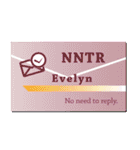 名刺風日常会話『Evelyn』専用（個別スタンプ：31）