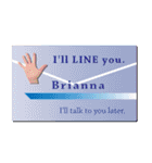 名刺風日常会話『Brianna』専用（個別スタンプ：29）